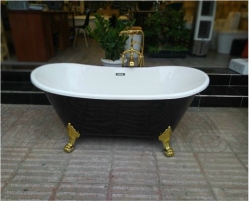 Bồn tắm chân rồng đen