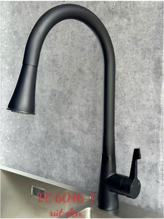 Vòi chén đen 6046 - 1