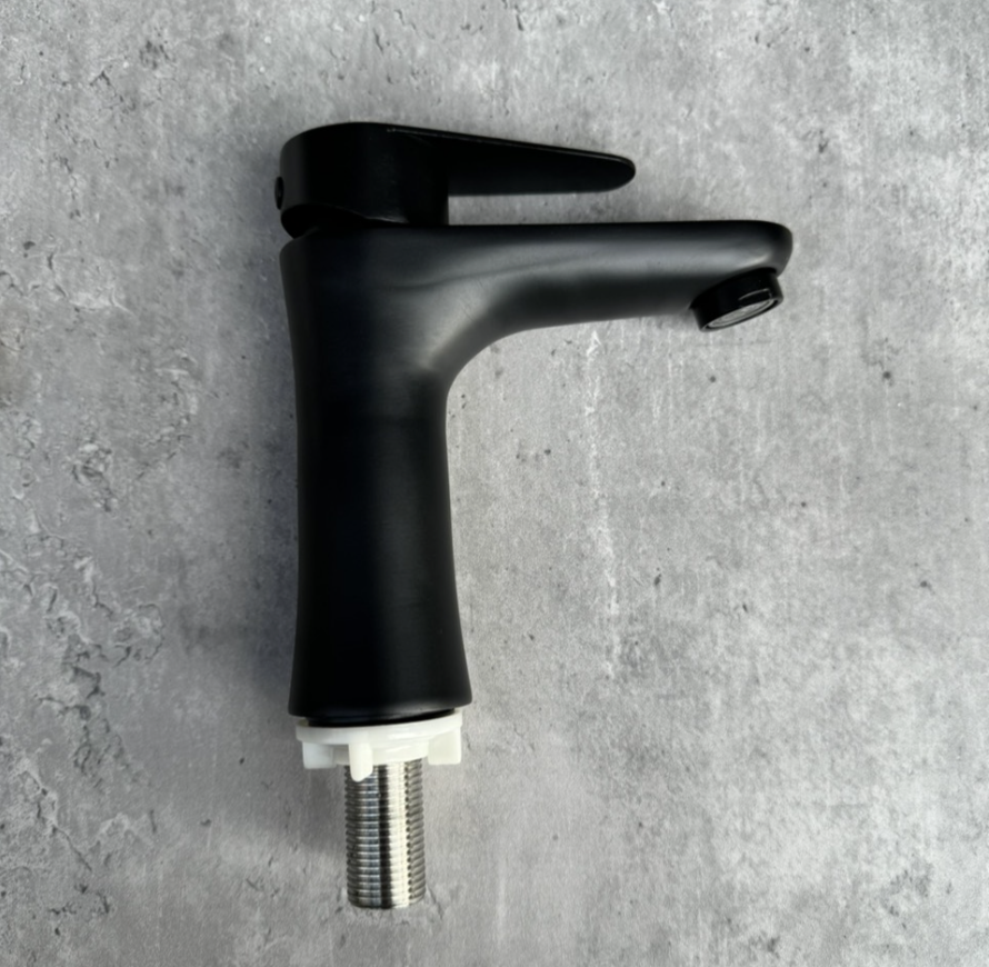 Vòi lavabo eo lạnh đen 2188