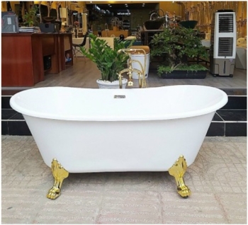 Bồn tắm chân rồng trắng