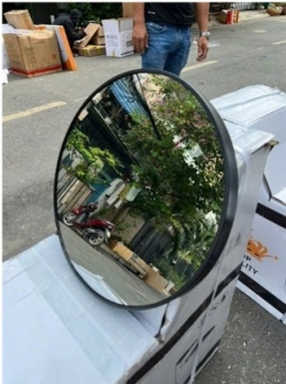 Gương tròn viền đen