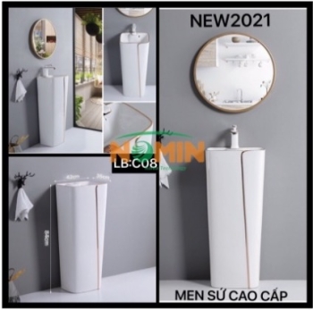 Lavabo trụ C08
