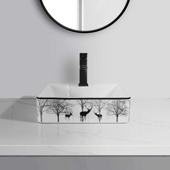 Lavabo vuông huơu M41