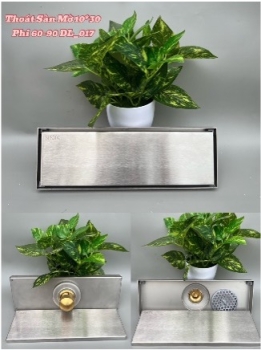 Thoát sàn mờ DL 017 - Phi 60 90 - 10x30