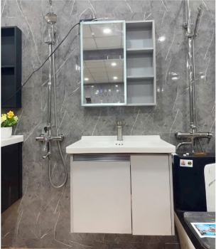 Tủ Lavabo nhôm tổ ong 060