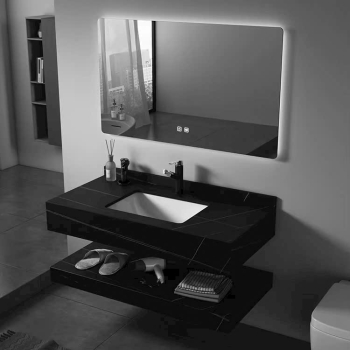 Tủ lavabo bàn đá DD820 đen