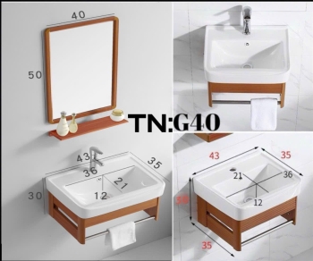 Tủ lavabo nhôm TN G40