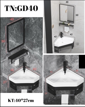 Tủ lavabo nhôm TN GD40