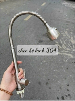 Vòi chén bẻ lạnh 304