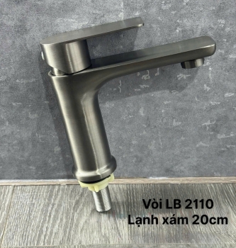 Vòi lavabo lạnh xám 2110