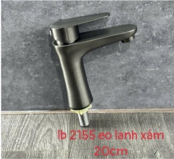 Vòi lavabo eo lạnh xám 2155