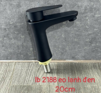 Vòi lavabo eo lạnh đen 2188