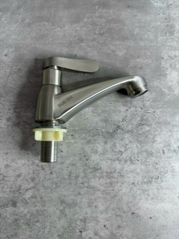 Vòi lavabo lạnh tay xéo 20cm