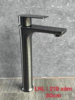 Vòi lavabo nóng lạnh 219 xám